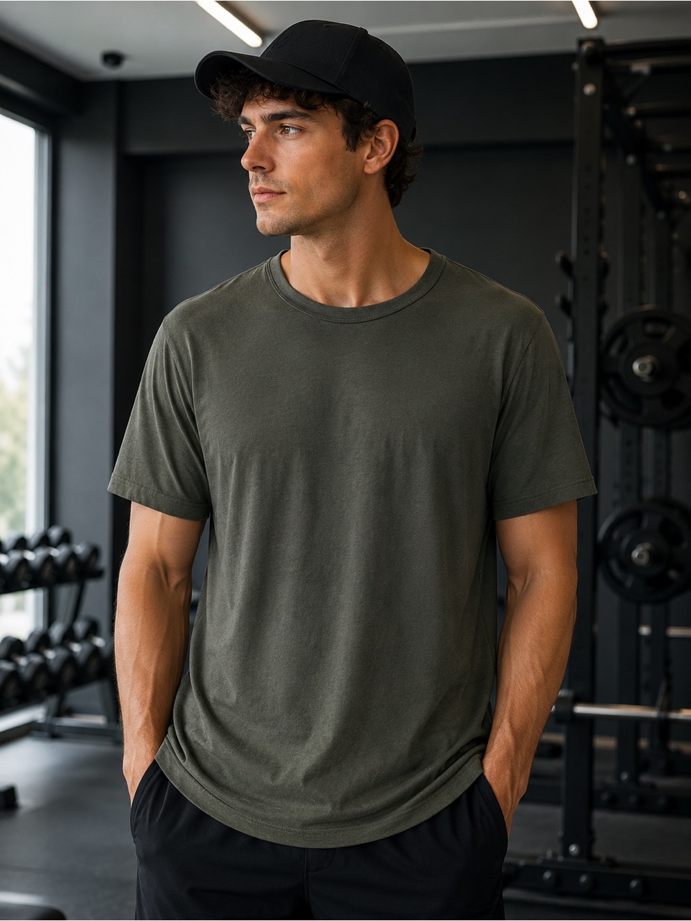 Lululemon Men’s Olive Green Fundamental Tee Shirt Size XL?